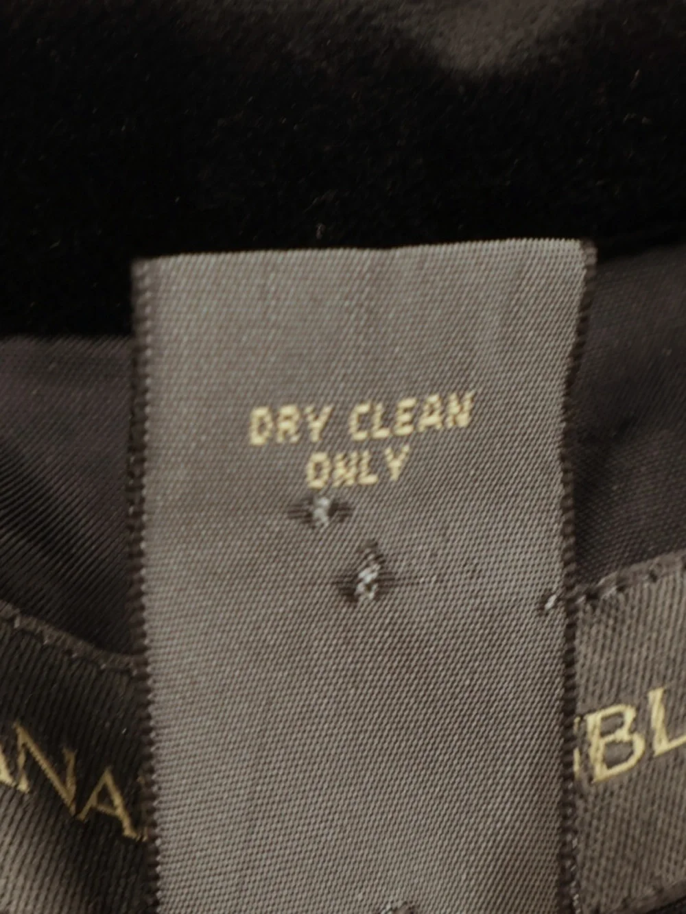 Banana Republic Black Velvet Blazer Size 10 Tailored Classic - Picture 8 of 8
